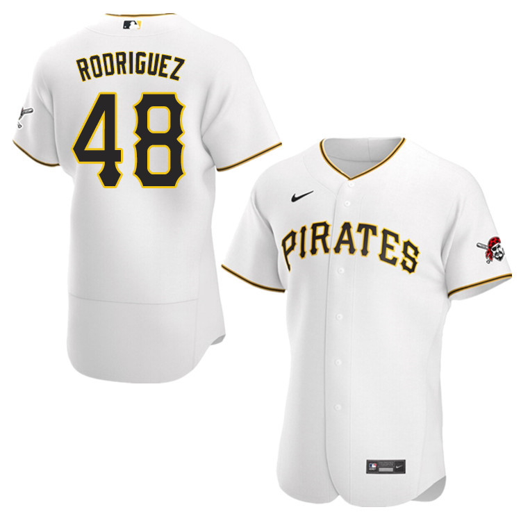 Nike Men #48 Richard Rodriguez Pittsburgh Pirates Baseball Jerseys Sale-White